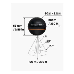 Echosonda wędkarska Deeper Pro+ 2