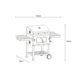 Grill węglowy VELACO VL17 Czarny