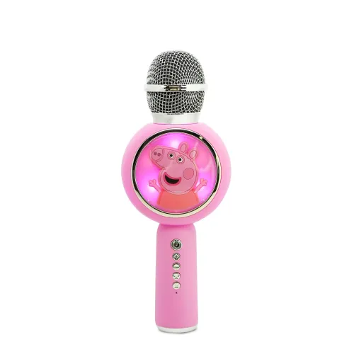 Mikrofon z głośnikiem Bluetooth OTL Technologies Karaoke PEPPA PIG 5W Różowy