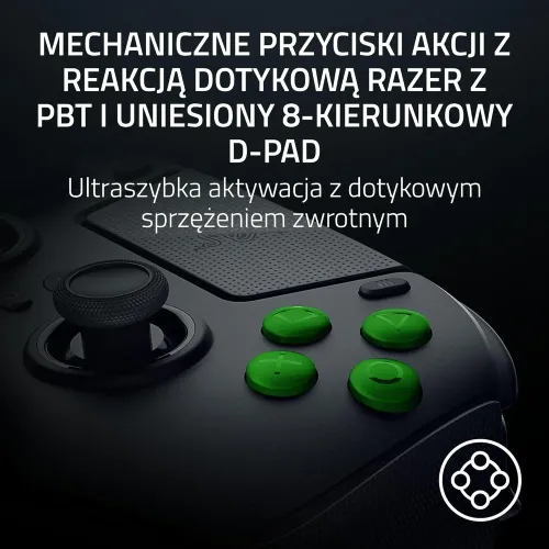 Pad Razer Raiju V3 Pro do PS5, PC Bezprzewodowy Czarny