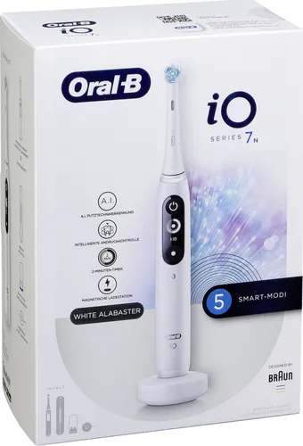 Oral - B магнитная зубная щетка iO Series 7 White Alabaster