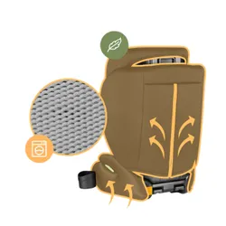 Fotelik samochodowy TULANO Joy 25 I-Size 100-150 cm (15-36 kg) Czarny