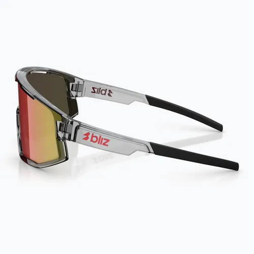 Okulary przeciwsłoneczne Bliz Vision transparent dark grey/brown red multi
