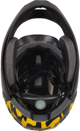 Kask XRIDER XRFH003M Czarno-żółty Full Face z odkręcaną szczęką (rozmiar M)