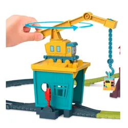 Fisher Price Zestaw torów Tomek&Przyjaciele Dźwig Karolcia + Sandy