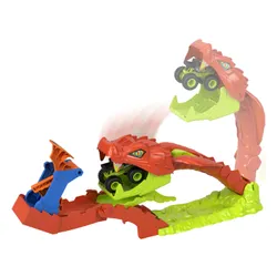 Tor Hot Wheels Monster Trucks Mega skok – Nokaut węża JJN44