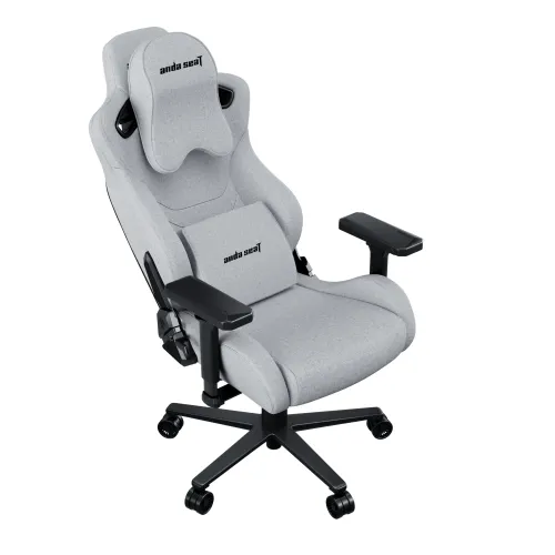 Fotel Anda Seat Kaiser 2 Pro XL Gamingowy do 200kg Tkanina Lniana Szary