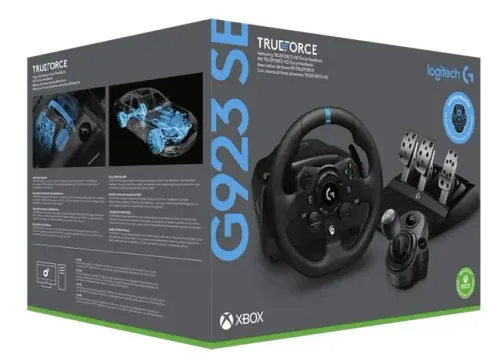 Logitech G923 SE Shifter Combo руль с педалями для Xbox Series X/S, Xbox One, PC Force Feedback + ShifterCom