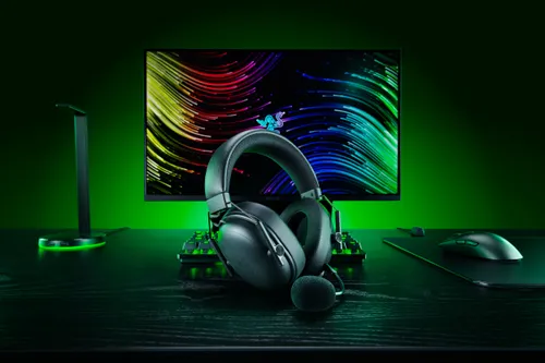 Słuchawki RAZER BlackShark V3 Bezprzewodowe, Nauszne, Dźwięk przestrzenny Czarny