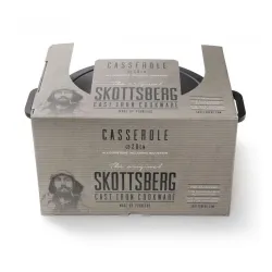 SKOTTSBERG Cast Iron 5,5 l - garnek żeliwny na ognisko z pokrywką
