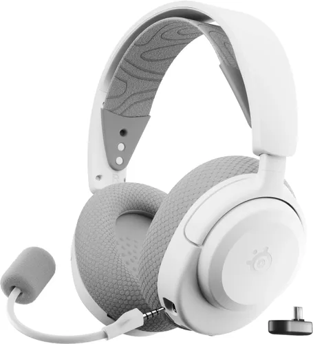 Słuchawki STEELSERIES Arctis Nova 3P Wireless, Nauszne, Dźwięk przestrzenny Biały