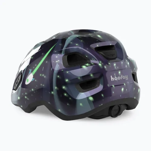 Kask rowerowy dziecięcy MET Hooray space glow in the dark