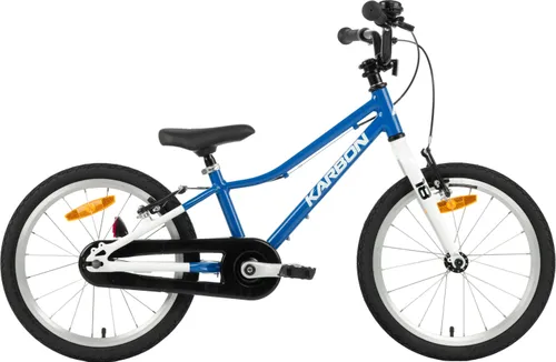 Rower dziecięcy KARBON Superlight 18 cali dla chłopca Niebieski