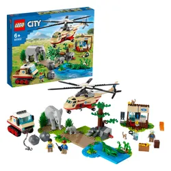 Конструктор Lego City спасает диких животных (60302)