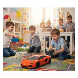 Samochód zdalnie sterowany COIL Lamborghini Coupe na pilota auto RC 1: 10 orange