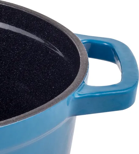 Garnek żeliwny VINTAGE CUISINE VC2P2218BL20CP Niebieski Ombre 2.2L