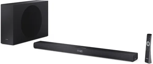 Soundbar SHARP HT-SBW320 Czarny 2.1-kanałowy, Bezprzewodowy Subwoofer, HDMI eARC, Dolby Atmos, Bluetooth, Korektor EQ