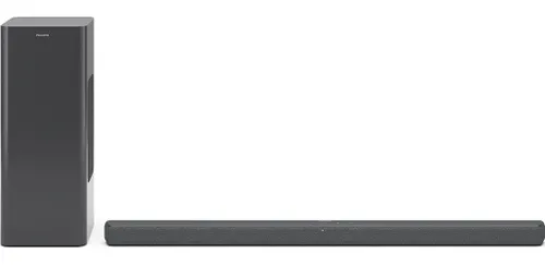 Soundbar PHILIPS TAB8200/10 Szary 2.1-kanałowy, Bezprzewodowy Subwoofer, HDMI eARC, Dolby Atmos, DTS Virtual:X, Wi-Fi, BT