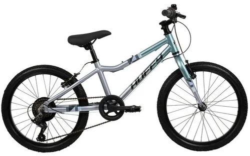 Rower dziecięcy HUFFY Literide Junior 20 cali dla chłopca Srebrno-turkusowy
