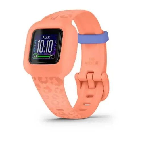 Smartband Garmin Vivofit jr. 3 Peach Leopard