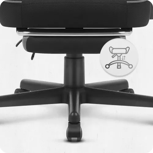 Fotel CABRO C504 Czarno-szary