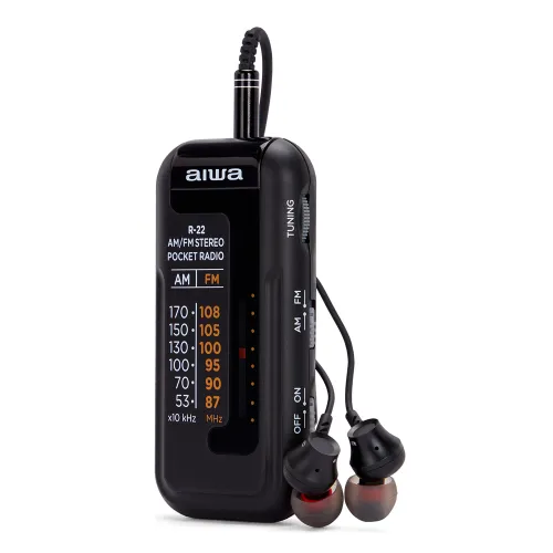 Radioodbiornik Aiwa R-22BK Radio FM Czarny