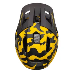 Kask XRIDER XRFH003L Czarno-żółty Full Face z odpinaną szczęką (rozmiar L)