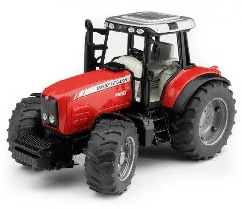 Bruder Traktor Massey Ferguson 7480 z przyczepą wywrotką