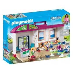 Playmobil Taşınabilir Evcil Hayvan Kliniği (70146)