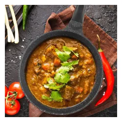 Patelnia granitowa nieprzywierająca głęboka GRANDE 24 cm