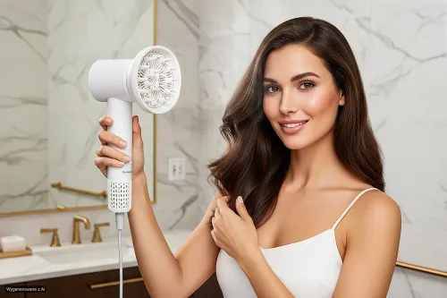 Suszarka BEAUTYME HD975 SMART z czujnikiem temperatury i panelem dotykowym Biała 1600W