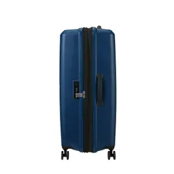 Walizka duża poszerzana American Tourister AeroStep - navy blue