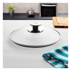 FISSLER 24 cm - pokrywka szklana