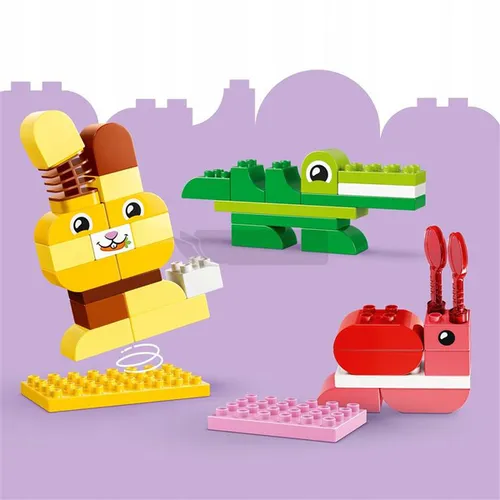 LEGO Duplo 10472 Gra w budowanie zwierzątek, zestaw klocków 3+