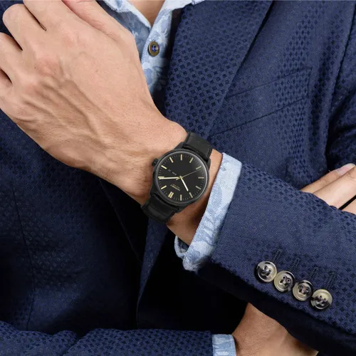 Zegarek HORNET Shreve NFC 43mm Czarno-złoty