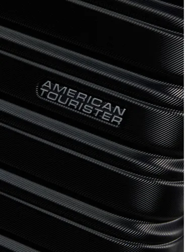 Средний чемодан American Tourister Flashline-shadow black