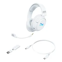 Słuchawki HYPERX Cloud Flight 2 Bezprzewodowe, Nauszne Biały