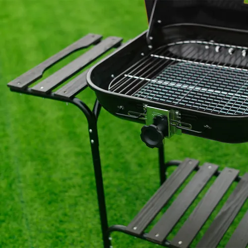 Grill węglowy VELACO VL02-BLACK Czarny