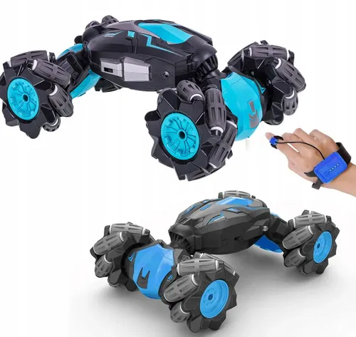 Samochód RC Twister 4x4 sterowany gestami I pilotem 2,4 GHz, terenowy, niebieski lub pomarańczowy