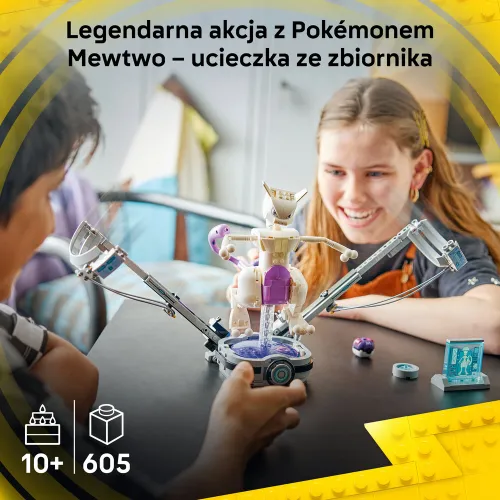 LEGO 72163 Pokémon SMART Play Ucieczka z laboratorium Mewtwo