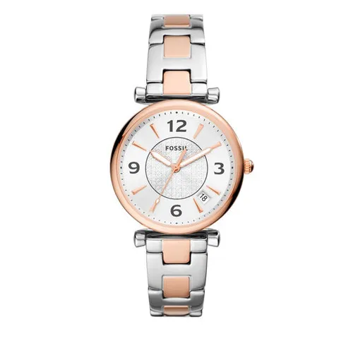 Fossil Carlie Mini Mesh ES5156 Gümüş / Altın Saatler