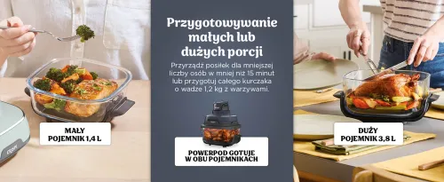 Air Fryer Frytkownica beztłuszczowa NINJA FN101EUGY Crispi 1700W