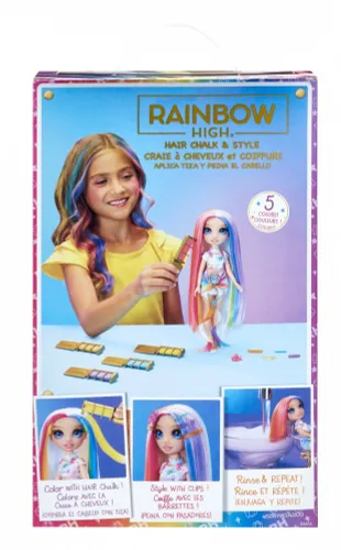 Mga Lalka Rainbow High Hair Chalk & Style Amaya
