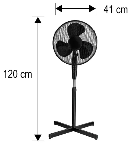 Wentylator MILLA HOME MFN106 Czarny
