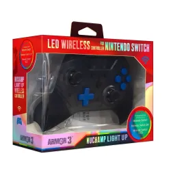Pad Armor3 NuChamp Wireless Game Controller LED do Nintendo Switch Bezprzewodowy Szary