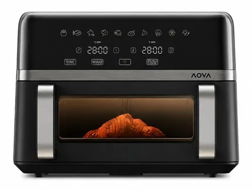 Air Fryer Frytkownica beztłuszczowa MOVA FD20S Pro Czarny 10l z okienkiem podglądu 10 programów automatycznych