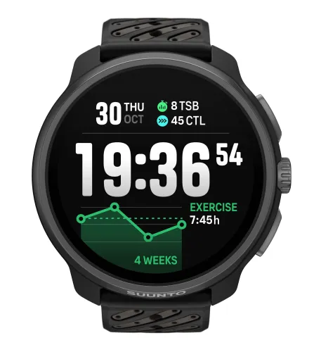 Zegarek sportowy Suunto Race 2 Titanium Black 49mm GPS Czarny-tytanowy