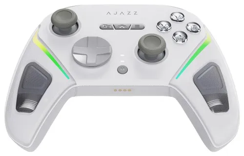 Ajazz GP100S bezprzewodowy ze stacją dokującą biały