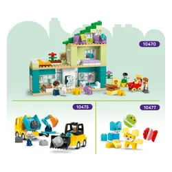 LEGO 10476 DUPLO Plac budowy z pojazdami 3 w 1