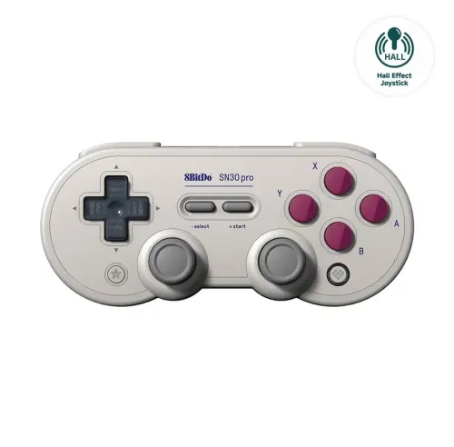 Pad 8BitDo SN30 Pro Bluetooth Hall Effect do PC, Nintendo Switch, Android, iOS Bezprzewodowy Classic